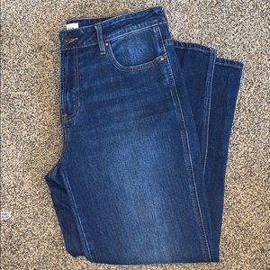 PACSUN Blue Denim Jean Capris-STRAIGHT LEG